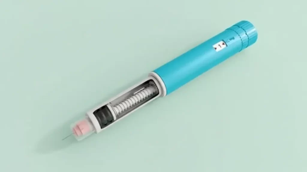 Weekly GLP-1 weight loss injection pen representing semaglutide and tirzepatide medications